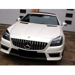 Εμπρόσθια μάσκα Panamericana AMG look για Mercedes-Benz SLK-Class (R172) Χρώμιο/ Μαύρο Εμπρόσθια μάσκα Panamericana AMG look για Mercedes-Benz SLK-Class (R172) Χρώμιο/ Μαύρο
